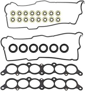 Wollvon Engine Cylinder Valve Cover Gasket Set VC203 VS50422R MS 95899 Compatible with Toyota 4Runner 3.4L 1996-2002 T100 3.4L 1995-1998 Tacoma 3.4L 1995-2004 Tundra 3.4L 2000-2004