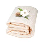 supreme nest Waterproof Crib Mattress Protector – Ultra Soft, Breathable & Absorbent Pad (46x40 Inch) – Snug Fit, Machine Washable, Elastic Fitted Cover for Standard Baby Crib
