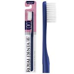 Ultra Soft Toothbrush for Adults, Very Soft Bristle Toothbrush for Sensitive Gums with Silver Particles, Navy Blue, Royal Denta