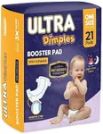 Inspire Ultra Dimples Diaper Booster Pads, One Size Fits All, 42 Count, Unisex-Babies