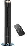 HIFRESH 110CM Tower Fan for Room, Touch & Remote, 4 Speeds & 4 Modes, 12 Timer, 25dB Quiet Operation, High Performance Bladeless Technology, 90° Oscillation Cover Room up to 25㎡, Low Power Consumption