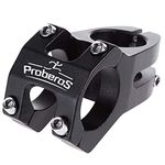 Proberos® 31.8MM Aluminum Alloy Cycling Bicycle Bike MTB Handlebar Stem High-Strength Handlebar Stem Fit for Most Mountain Bike Road Bike MTB BMX Track Bike (Black)