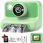 Kids Camera Instant Print, Christmas Birthday Gifts for Girls and Boys, Kids Camera 1080P HD Video Digital Toddler Camera Toy for 3 4 5 6 7 8 9 10 11 12 Years Old