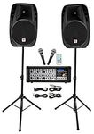 Rockville RPG2X15 Package PA System