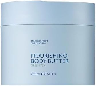 SEACRET Body Butter - A Rich Body Moisturizer Cream with Shea Butter, Cocoa Butter, Vitamins E & C and Dead Sea Minerals, Scented, 8.5 FL. OZ, Green Tea