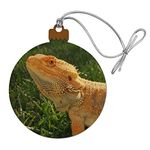 GRAPHICS & MORE Bearded Dragon in Profile Wood Christmas Tree Holiday Ornament