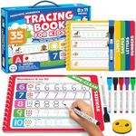 Preschool Learning Activities - Tracing Books for Kids Ages 3-5 - Toddler Handwriting Practice - Letter Tracing for Kids Preschool Kindergarten Workbooks 3-4, 4-5 - Learning Books - Summer Toys