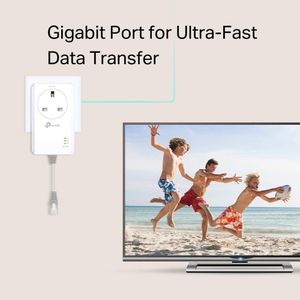 TP-Link Powerline Adapter Kit – Gigabit Ethernet, Plug & Play