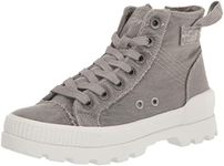 Blowfish Malibu Women's Forever Mid Lug Sneaker, Steel Gray, 8.5