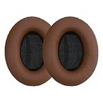 kwmobile Ear Pads Compatible with Bose Quietcomfort 35 35II 25 15 / QC35 QC35II QC25 QC15 Earpads - 2x Replacement for Headphones - Dark Brown