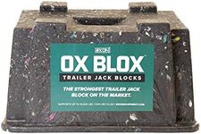 OX BLOX Trailer Jack Block | RV and Camper Blocks for Any Tongue Jack, Post, Foot, or stabilizer (Round or Square) | Supports up to 10,000 lbs per Block