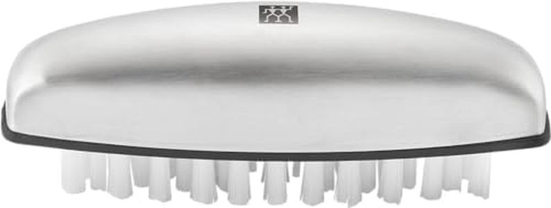 ZWILLING Cepillo para manos y uñas (cepillo de lavado, limpiador de uñas, limpieza y neutralización de olores desagradables), acero inoxidable mate