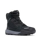 Columbia Men's Portlander Boot Omni-Heat Infinity, Black/Titanium Grey Steel, 11