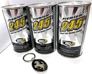 3 cans of BG 245 Premium Diesel Fuel System Cleaner and a Free Key Chain