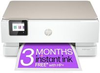 HP ENVY Inspire 7220e All-in-One Wireless Colour Printer with 3 months of Instant Ink Included with HP+, White