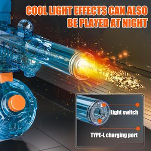 Electric Water Gun – Automatic 26FT Powerful Water Pistol, Large Capacity, Grey