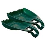 Whitefurze G25LG1 Leaf Grabber Set - Forest Green (Set of 2)