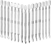 15Pcs Cuticle Pusher Remover and Cu