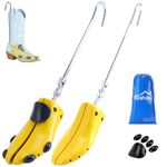 Exshoiu Shoe Boot Stretcher for Cowboy Boots, Shoe Boot Expander for Wide Feet, Pair of Boot Widener Stretcher for Women