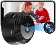 Dr Vision Small 1080p HD Picture Quality Intelligent Indoor with Remote View Live Stream, Built-in Battery Night Vision, Motion Detection Wireless Remote View Home Security Camera