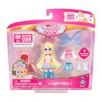 Royale High 3 Inch Light Fairy Fashion Doll - 1 Figure with 9 Fashion Accessories - Virtual Item Code Included - Series 1 - Ages 5+