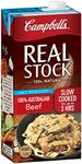 Campbell's Beef Salt Reduced Real Stock 1 litre