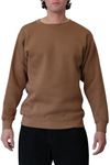 G-Style USA Basic Solid Crewneck Sweatshirt MSC13126 - Roasted Coconut - 2X-Large