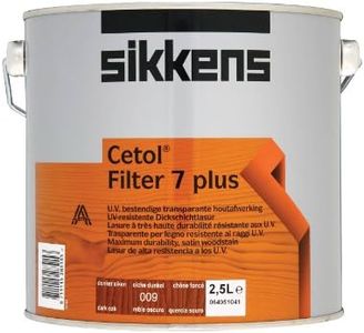 Sikkens SIKCF7PDO Lasure transparente 2,5 L Cetol Filter 7 Plus, chêne foncé