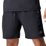 U.S. POLO ASSN. Men Mesh Yoke Zipper Pocket I717 Shorts - Pack of 1 (BLACK M)