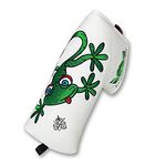 Craftsman Golf Green Gecko White Head Cover Headcover Putter Cover for Scotty Cameron Taylormade Odyssey Blade