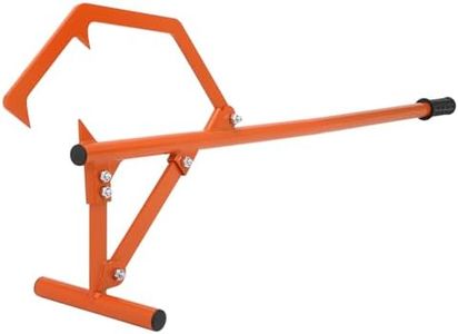 GarveeTech 51" Timberjack Log Lifter, Adjustable Log Roller Cant Hook, Log Roller Tool Heavy Duty Steel Log Jack, Logging Tools for Rolling and Raising Up The Logs with Grip Handle