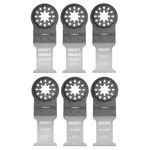 Smart 6 Piece Starlock Fitment Multi Tool Blade Set, 6 x Multitool Blades, ST6MAK