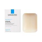 La Roche-Posay Lipid-Enriched Cleansing Bar, Lipikar Surgras Cleanser Bar Soap for Dry Skin with Niacinamide & Shea Butter, 150g