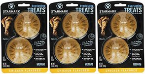 (6 Pack) StarMark Everlasting Dog Treat Hard Chew Chicken Medium