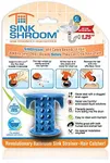 SinkShroom The Revolutionary Sink Drain Protector Hair Catcher/Strainer/Snare, Blue