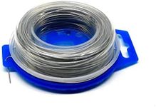 NACHEE Safety Lock Wire (.032), 165Ft / 50m Stainless Steel Twist Safety Lock Wire Used for Repairing Motorcycles, Tie Things. Aircraft Safety Wire