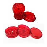 OutonTrip Acrylic Assorted Color Crusher/Herb Grinder - Pack of 2