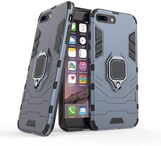 Case for iPhone 6S / iPhone 6,Hybrid Heavy Duty Protection Shockproof Defender Kickstand Armor Case Cover,Navy