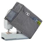 Oaygat Sewing Machine Cover with Storage Pockets Sewing Machine Dust Cover Foldable Sewing Protective Cover Domestic Sewing Machine Protector Sewing Machine Accessory