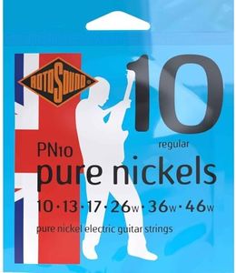 Rotosound PN10 Pure Nickel Electric Guitar Strings (10-46)