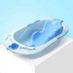 SkyBlue Baby Bath tub Bathing New Born Baby Bath tub Plastic Non-Slip Safety Security Shower Bathtub for Born Baby