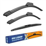 ICEXSNOW 26"/16"/14B Windshield Wiper Blades Replacement for Honda CRV 2011-2007 Nissan Leaf 2020-2018 Murano 2011-2007 Acura Rdx 2018-2007 Original Factory Quality Windshield Wiper Blades(Pack of 3)