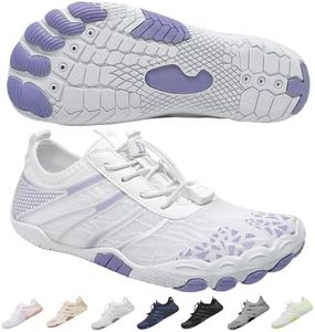 SIOSNETA Hike Barefoot Shoes for Women Men, Breathable Non-Slip Athletic Footwear, Wide Toe Water Shoes for Hiking, Non-Slip Neuropathy Shoes for Women Men, Grounded Comfort wear