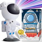 Mind-Glowing Astronaut Galaxy Projector - Spaceman Projector with Remote, Timer, Star & Nebula Modes - Dimmable Astronaut Night Light for Kids - 2024 Christmas Gift for 5 6 7 8 9 10 11 Year Old Boys