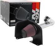 K&N Cold Air Intake System: High-Flow Air Filter, Increase Performance & Towing: Compatible with 2009-2014 Chevy/GMC/Cadillac Silverado, Suburban, Tahoe, Sierra, Yukon, Escalade, Avalanche, 77-3070KP