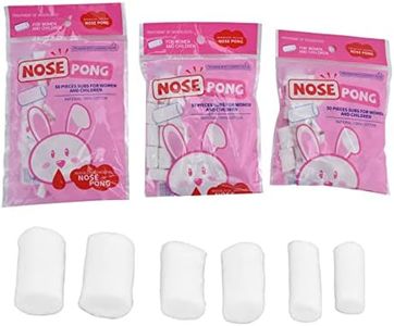 Nose Cotton Balls, Nose Cotton Rolls for Nosebleed, 3 Bags Different Sizes Nosebleed Plugs, Rolled Cotton Ball for Kids and Adults for Home Use, Nosebleed Kit Accessories, Soft Skin Friendly