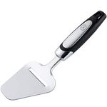 Starchef Cheese Butter Slicer Scraper Server,Sharp Blade,Anti-slip Handle,Stainless Steel,Black