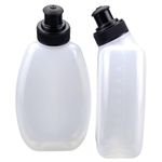 2x 9 oz BPA-Free Water Bottles for the Running Hydration Belt | Replacement Bottle With Touch Screen Cover for Marathon, Walking, Hiking, Cycling, Trail, Skiing