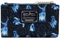 Loungefly Harry Potter Expecto Patronus All Over Print Faux Leather Wallet, Multi, One Size, Bifold Wallet