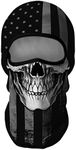 Skull Face Mask, Balaclava, Neck Gaiter, UV Sun Protection,Motorcycle Ski Scarf fishing for Men (SI)